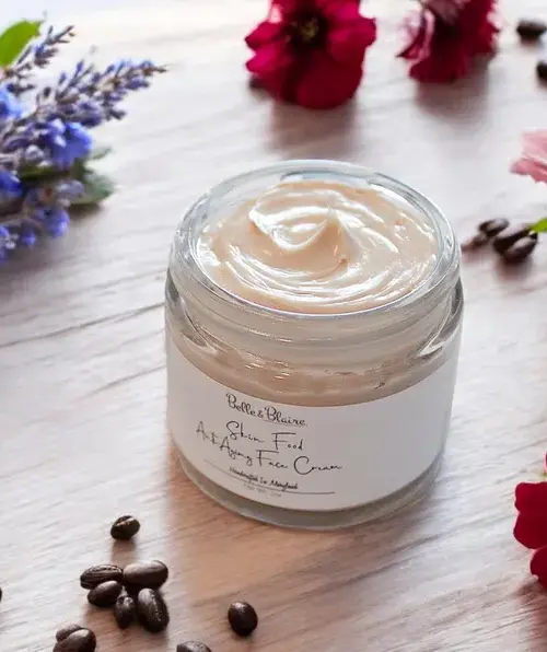 Skin Food Anti-Aging Face Cream- Natural Skin Care- Zero Waste Skincare- Handmade Face Cream